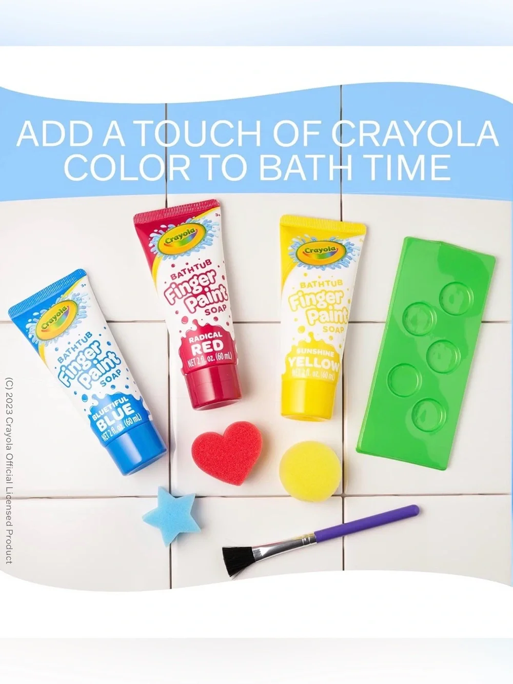 New Bath Time Mini Paint Set